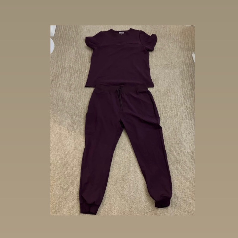 Purple Mandala Scrubs Set.